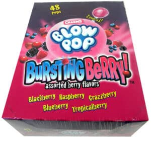 BLOW POP BURSTING BERRY 48CT