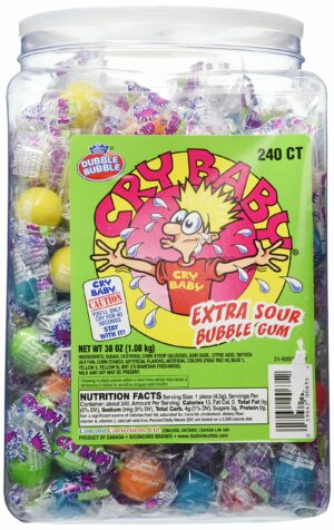 CHICLE CRY BABY EXTRA SOUR 240CT