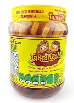 TAMANZELA MINI JABALINA DE CHILE 40PCS