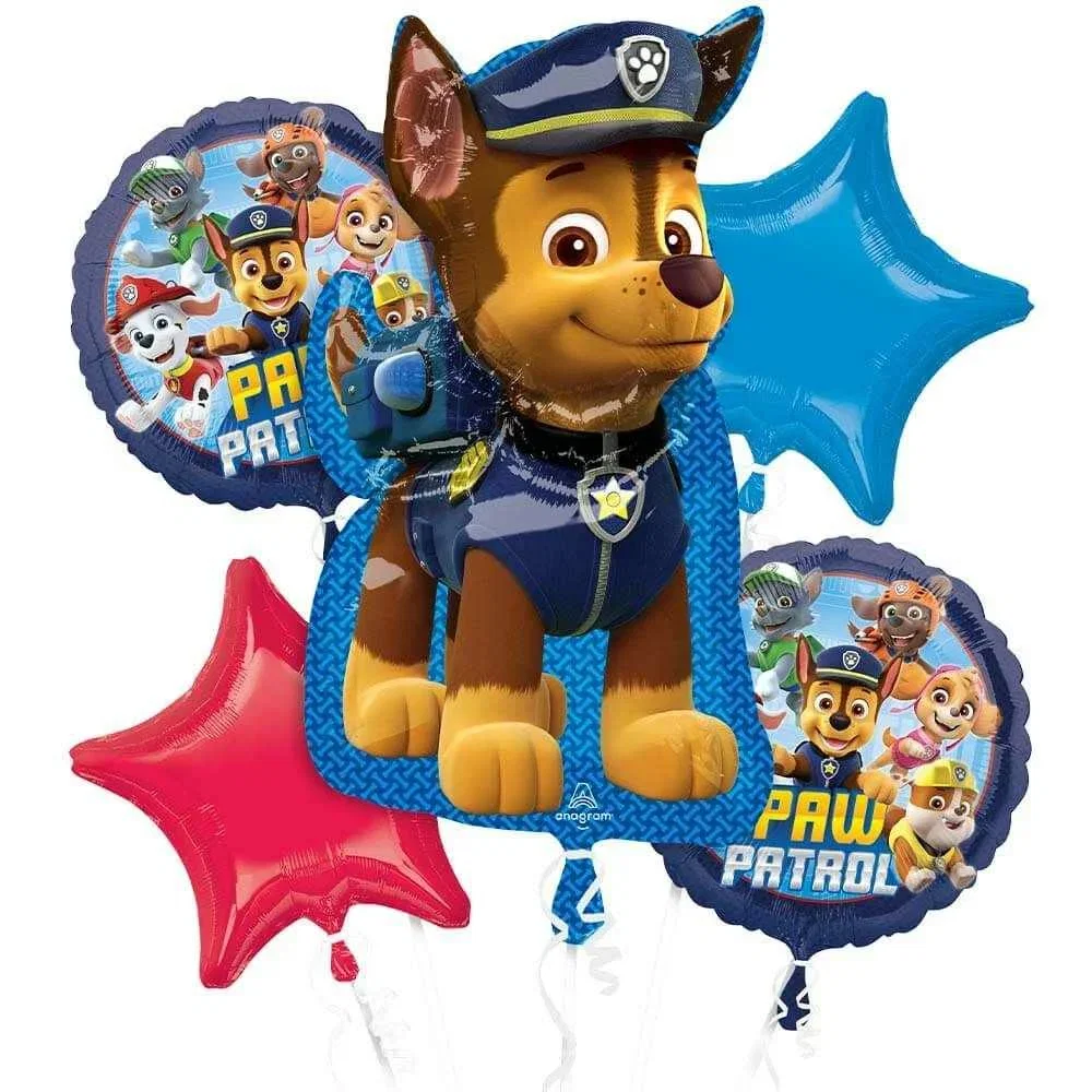 BALLOON BOUQUE 5PC PAW PATROL CHASE BALLOON BOUQUE 5PC PAW PATROL CHASE - Image 1