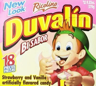 Duvalin Fresa/Vanilla 18Pc by Ricolino — Mexican Candy