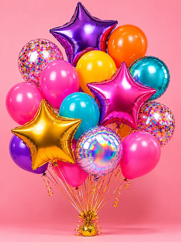 Colorful party balloons