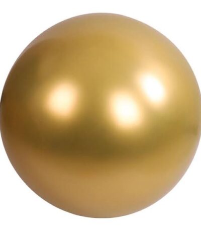 "36 CHROME BALLOONS 2PCS GOLD