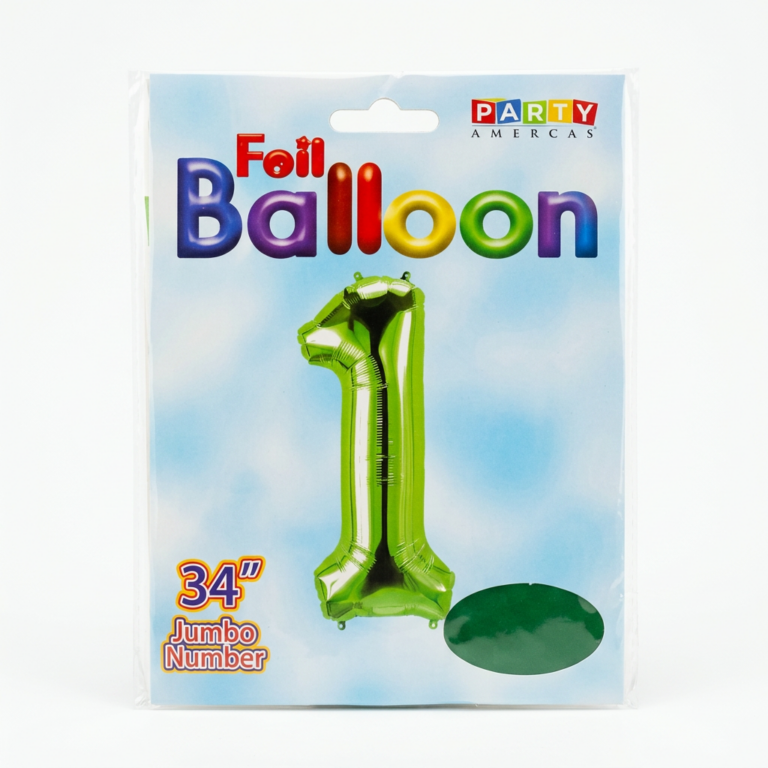 #1 BALLOON 34" LIME GREEN